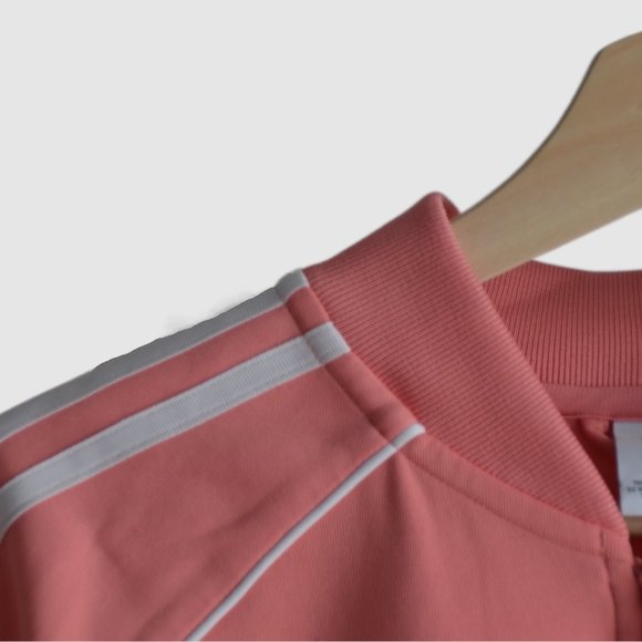Adidas Originals Track Jacket – Coral, Size L, Classic 3-Stripes Design - Picture 2 of 3
